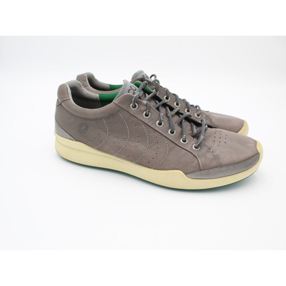 Ecco Golf Shoes 44 Mens Size 10 Gray Yak Leather Spikeless Comfort Sneaker